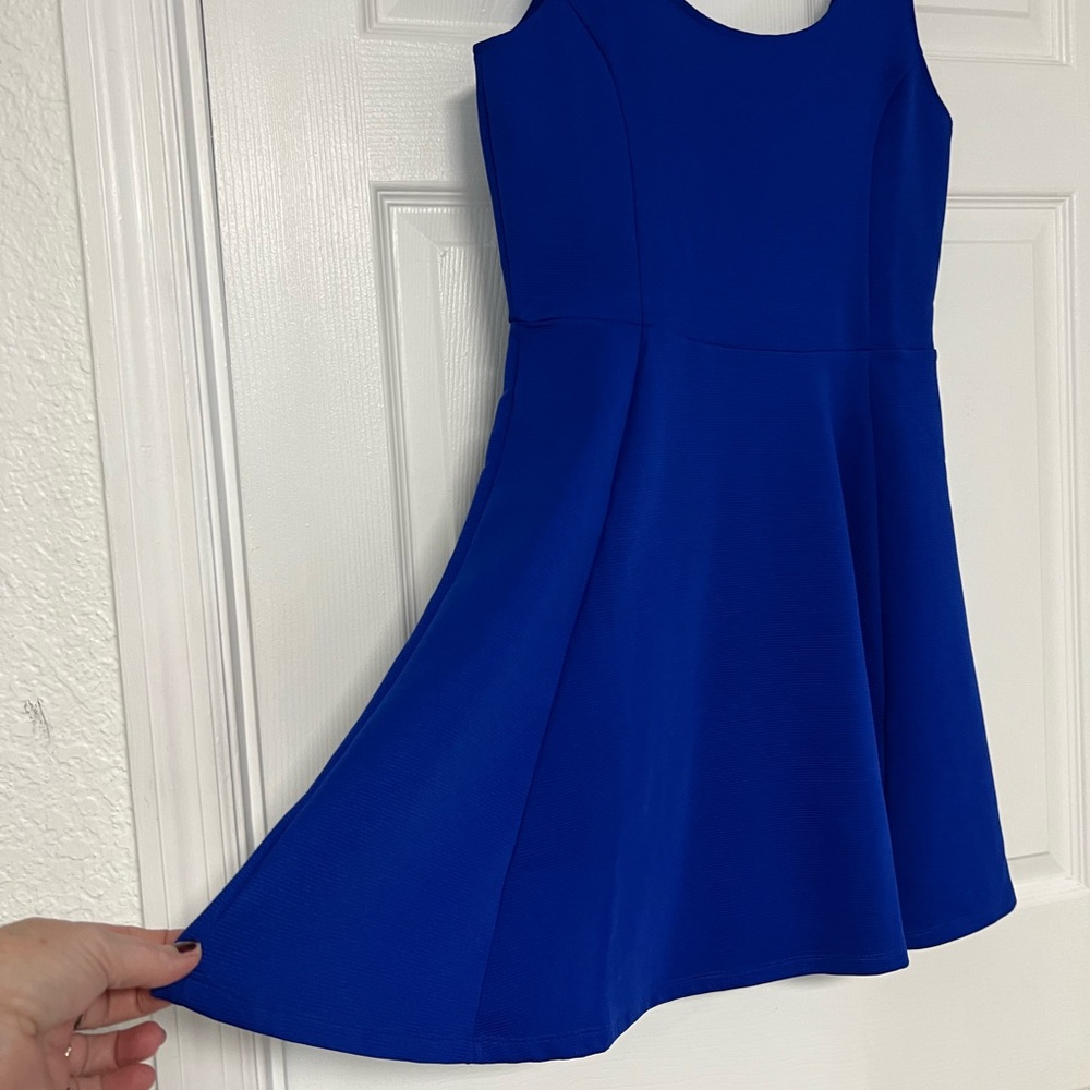 H&M Vibrant Blue Mini Dress - Picture 5 of 11